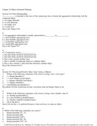 Programming Languages Chapter 10 Objectoriented Thinking Section Class Relationships Attached The Class The Composing Class