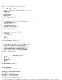 Programming Languages Chapter 16 Javafx Controls And Multimedia Section Labeled And Label Create Label With