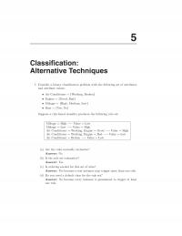 Database Storage & Design Chapter 5 Classificationalternative Techniques Consider Binary Classication Problem With The Following Set Attributes And