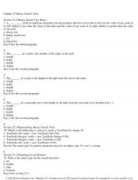 Programming Languages Chapter 25 Binary Search Trees Section Binary Search Tree Basics With Duplicate Elements