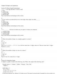 Programming Languages Chapter 28 Graphs And Applications Section Basic Graph Terminologies Edge That Links Vertex