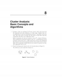 Database Storage & Design Chapter 8 Cluster Analysisbasic Concepts Andalgorithms Consider Data Set Consisting Data Vectors Where Each