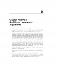 Database Storage & Design Chapter 9 Cluster Analysisadditional Issues Andalgorithms For Sparse Data Discuss Why Considering Only The