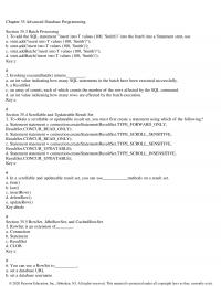 Programming Languages Chapter 35 Advanced Database Programming Section Batch Processing Add The Sql Statement Insert