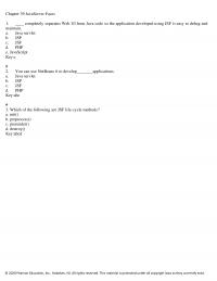 Programming Languages Chapter 39 Javaserver Faces Completely Separates Web From Java Code The Application Developed