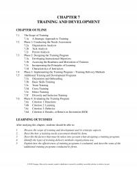 Management Chapter 7 Training And Development Outline The Scope Training Strategic Approach Training