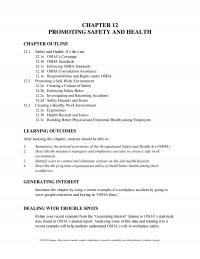 Management Chapter 12 Promoting Safety And Health Outline Safety And Health Its The