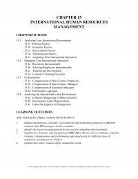 Management Chapter 15 International Human Resources Management Outline Analyzing Your International Environment Political