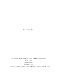Operations Management Group Paper