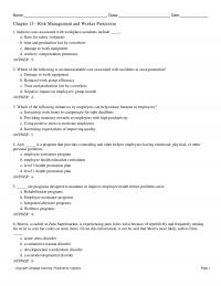 Management Chapter 13&nbsp;Which of the following
is an immeasurable cost associated with accidents&nbsp;