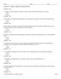 Management Chapter 14&nbsp;Discipline is a
process of corrective action that enforces organizational rules&nbsp;Part 2