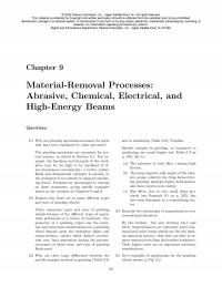 Industrial Engineering Chapter 9 The Proper Grinding Surfaces For Each Type Outline The Methods That Are