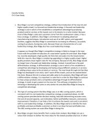 Blue Ridge Manufacturing Case Study