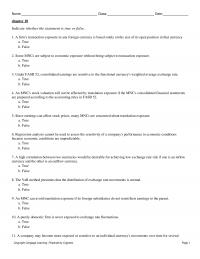 International Business Chapter 10&nbsp;A firm’s transaction
exposure in any foreign currency is based&nbsp;