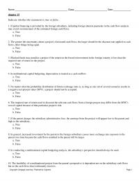 International Business Chapter 15&nbsp;If partial financing
is provided by the foreign subsidiary, including