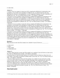 Counseling Chapter 3 Irm Crime Clock Answer Correct You Are Wanting Express The Risk Comparing