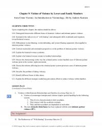 Counseling Chapter 9 Irm Victims Violence Lovers And Family Members From Crime Victims Introduction