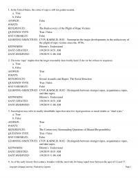 Counseling Chapter 13 The United States The Crime Rape Still Not Genderneutral True False Answer