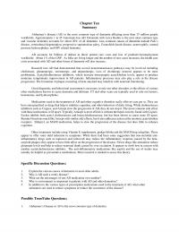 Medicine Chapter 10 Ten Summary Alzheimers Disease The Most Common Type Dementia Affecting More
