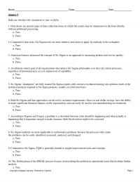 Management Chapter 9 Data sheets are
special types of data collection forms in which the results may