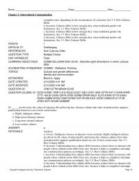 Media Studies Chapter 3 Intercultural Communication Competitiveness Depending The Circumstances Situation See