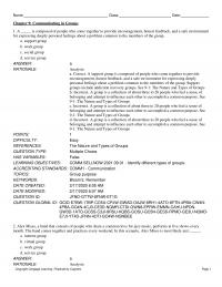 Media Studies Chapter 9 Communicating Groups Composed People Who Come Together Provide