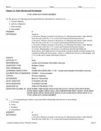 Media Studies Chapter 11 Topic Selection And Development The Process Collecting