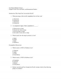 International Business 8 Northeast Asia North Asia Southeast Asia China Cultural Complexities Which The Following