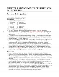 Elementary Education Chapter 9 Management Injuries And Acute Illness&nbsp;