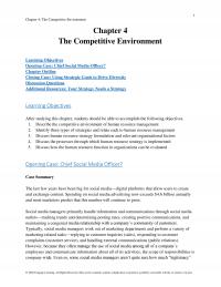 Management Chapter 4 The Competitive Environment The Competitive Environment Learning Objectives Opening Case