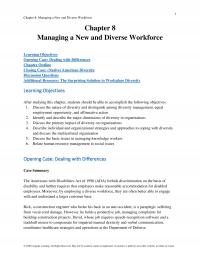 Management Chapter 8 Managing New And Diverse Workforce Managing New And Diverse Workforce