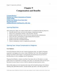 Management Chapter 9 Compensation And Benefits Compensation And Benefits Learning Objectives Opening Case
