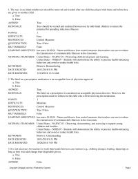 Elementary Education Chapter 5 The Toys Infanttoddler Unit Should Removed And Washed After One Child Has