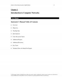 Networking Chapter 1 Offers an introduction to basic computer components and operation