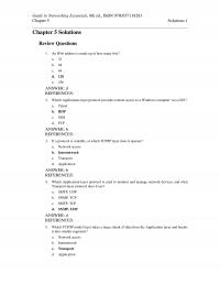 Networking Chapter 5 An IPv6 address is made up of how many bits