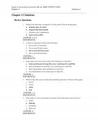 Networking Chapter 11 Which of the following is an objective of a file system