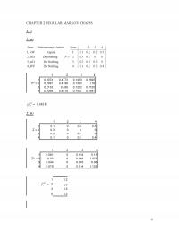 Industrial Engineering Chapter 2 Regular Markov Chains State Maintenanc Ction State Repair Nothing Nothing Nothing