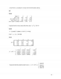 Industrial Engineering Chapter 4&nbsp;A MARKOV CHAIN WITH REWARDS (MCR)&nbsp;