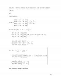 Industrial Engineering Chapter 6 Special Topics State Reduction And Hidden Markov Chains Matrix Reduction Pupp