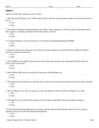 Management Chapter 2&nbsp;The Drug-Free
Workplace Act of 1988 exempts federal contractors and&nbsp;