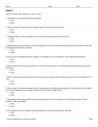Management Chapter 7&nbsp;Job posting is an external recruiting mechanism