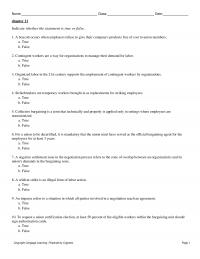 Management Chapter 11&nbsp;A boycott occurs when
employers refuse to give their company’s products