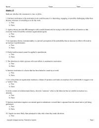 Management Chapter 13&nbsp;Extrinsic motivation
is the motivation to do work because it is interesting