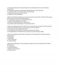 Business Development Chapter 2 Which The Following Was Not Criticism The Community Action Program The Great