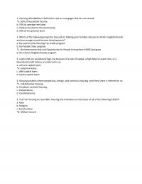 Business Development Chapter 8 Credit Program The Model Cities Program The Homeownership And Opportunity For People