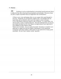 Speech Pointers&nbsp;Teaching is such an individualized, personality based profession