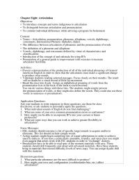 Speech Chapter 8 Eight Articulation Objectives Introduce Concepts And Terms Indigenous Articulation Distinguish Between