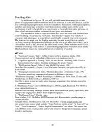 Speech Teaching Aids&nbsp;As indicated in section III,you will probably need to arrange for