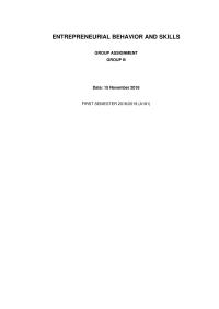 Behavioural And Skills