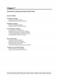 International Business Chapter 7 International Arbitrage And Interest Rate Parity Lecture Outline Locattional Arbitrage Gains